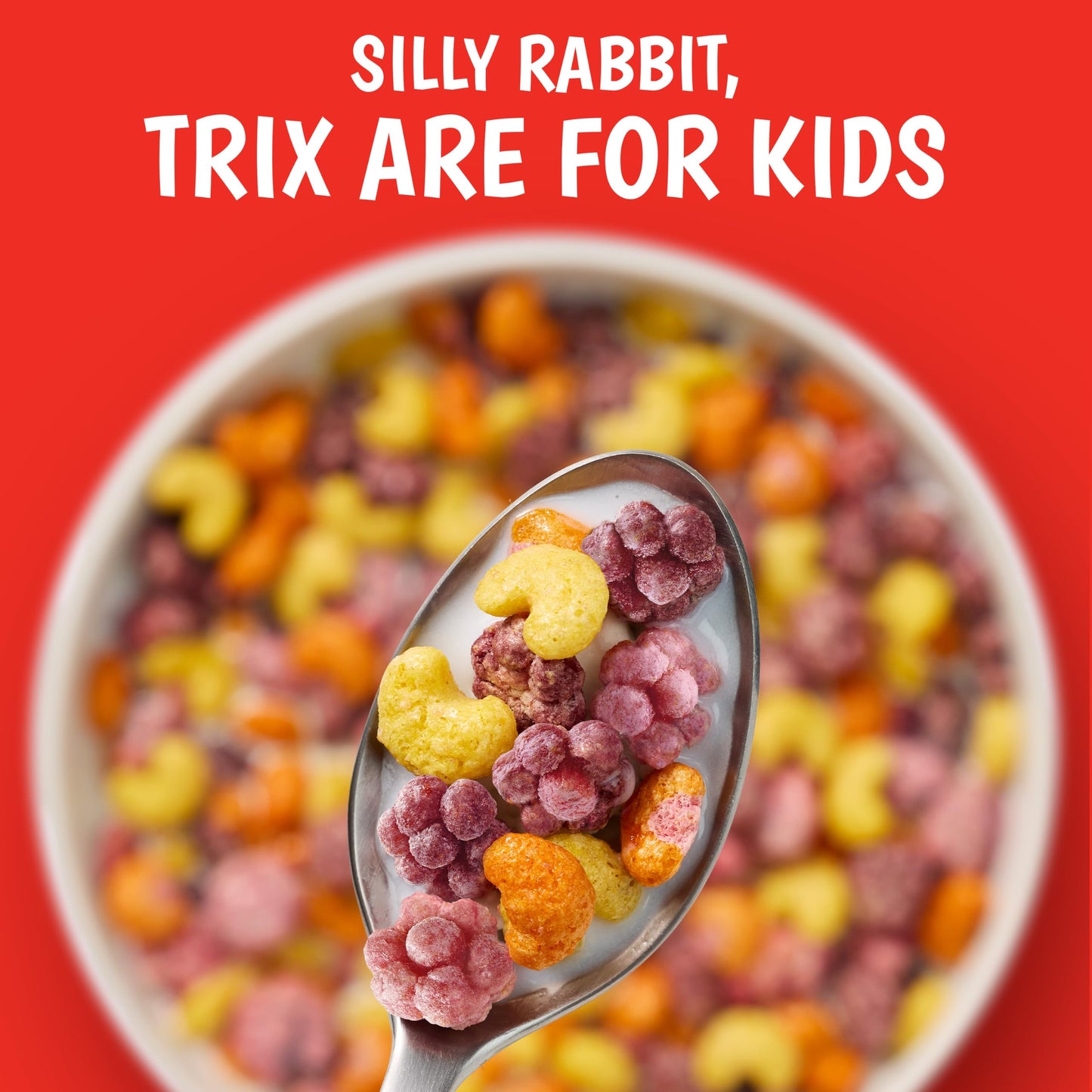 Trix Breakfast Cereal, 6 Fruity Shapes, Made with Whole Grain, Family Size, 16.1 oz