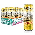AriZona Rx Energy, Herbal Tonic with Green Tea and Citrus, 132mg Caffeine per Container - Big Can, 22 Fl Oz (Pack of 12)