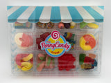 Candy Snackle Box - Assorted Gummies, Sour Candies & Gumballs - Fun Gift for Kids & Adults - Perfect for Birthdays, Holidays & Parties - Tackle Box
