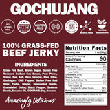 Field Trip Grass Fed Beef Jerky, Healthy Gluten Free Snacks, All Natural, Paleo-Friendly Beef Jerky, High Protein, Low Carb Snack with No Nitrates