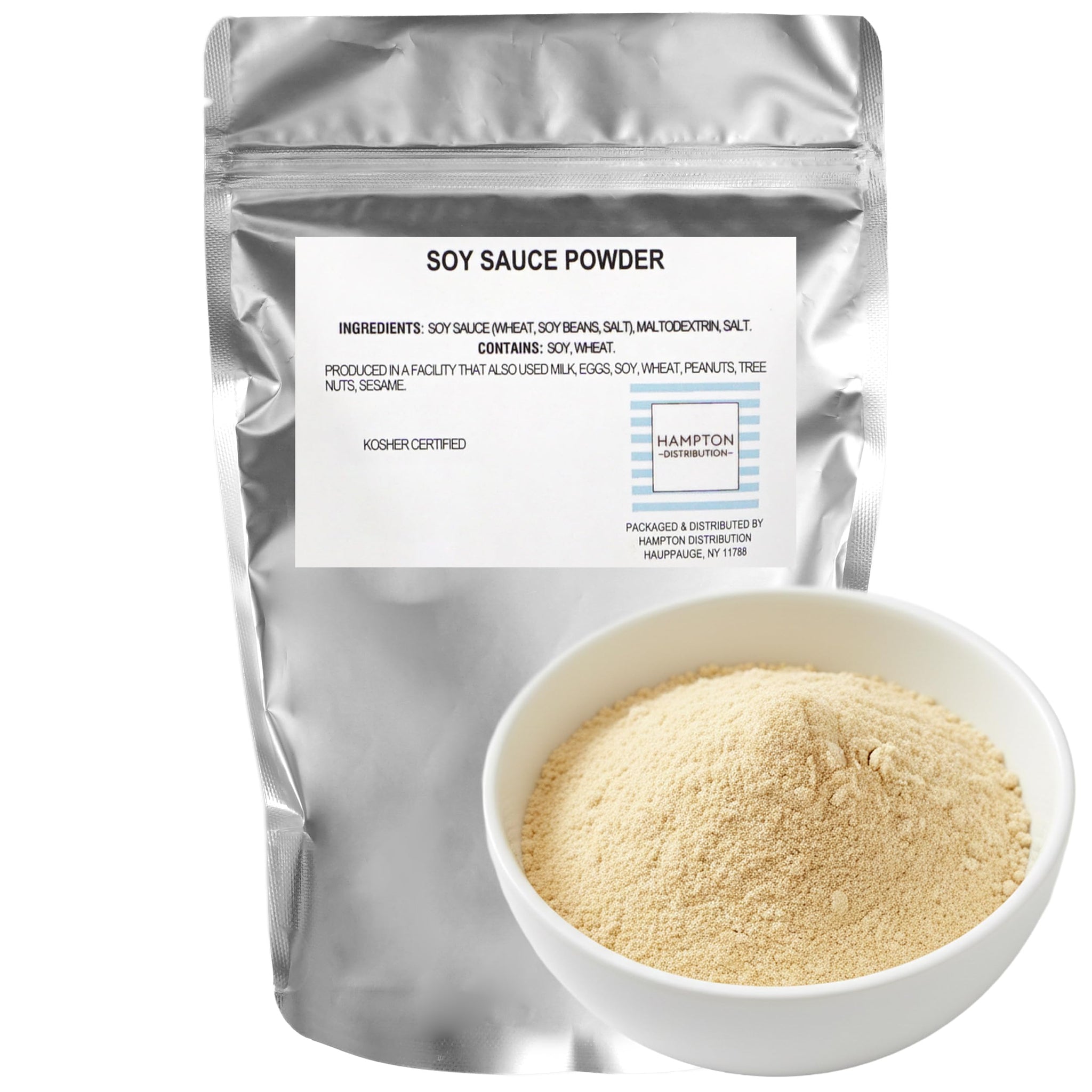 Soy Sauce Powder, 8 Ounce Bag, Hampton Distribution