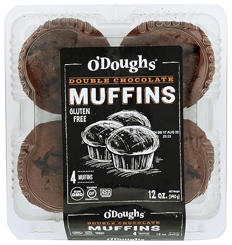 Gluten Free Muffins, Double Chocolate - Dairy Free, Kosher - Bakery Fresh - 11.29 Ounce (Pack of 3)