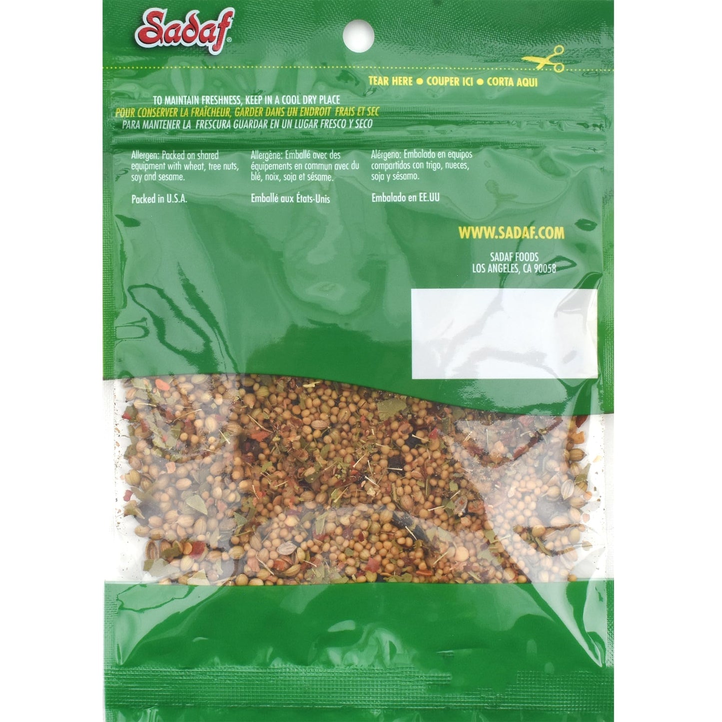 Sadaf Pickling Spice - Pickling Spice for Cooking & Food Flavoring - Mix Spices - Seasoning & Spices - Kosher & Vegetarian - 1 oz Resealable Bag