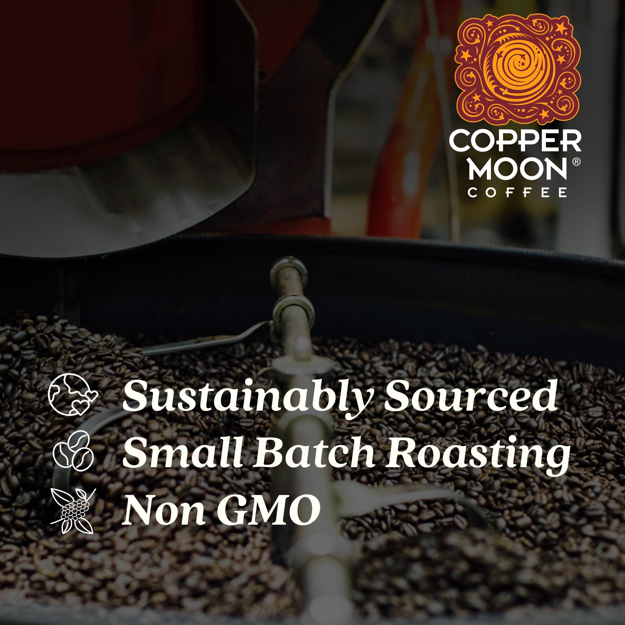 Copper Moon Single Serve Coffee Pods For Keurig K-Cup Brewers, Light/Medium Roast, Flavored Variety Pack, 12 Count (Pack of 4)