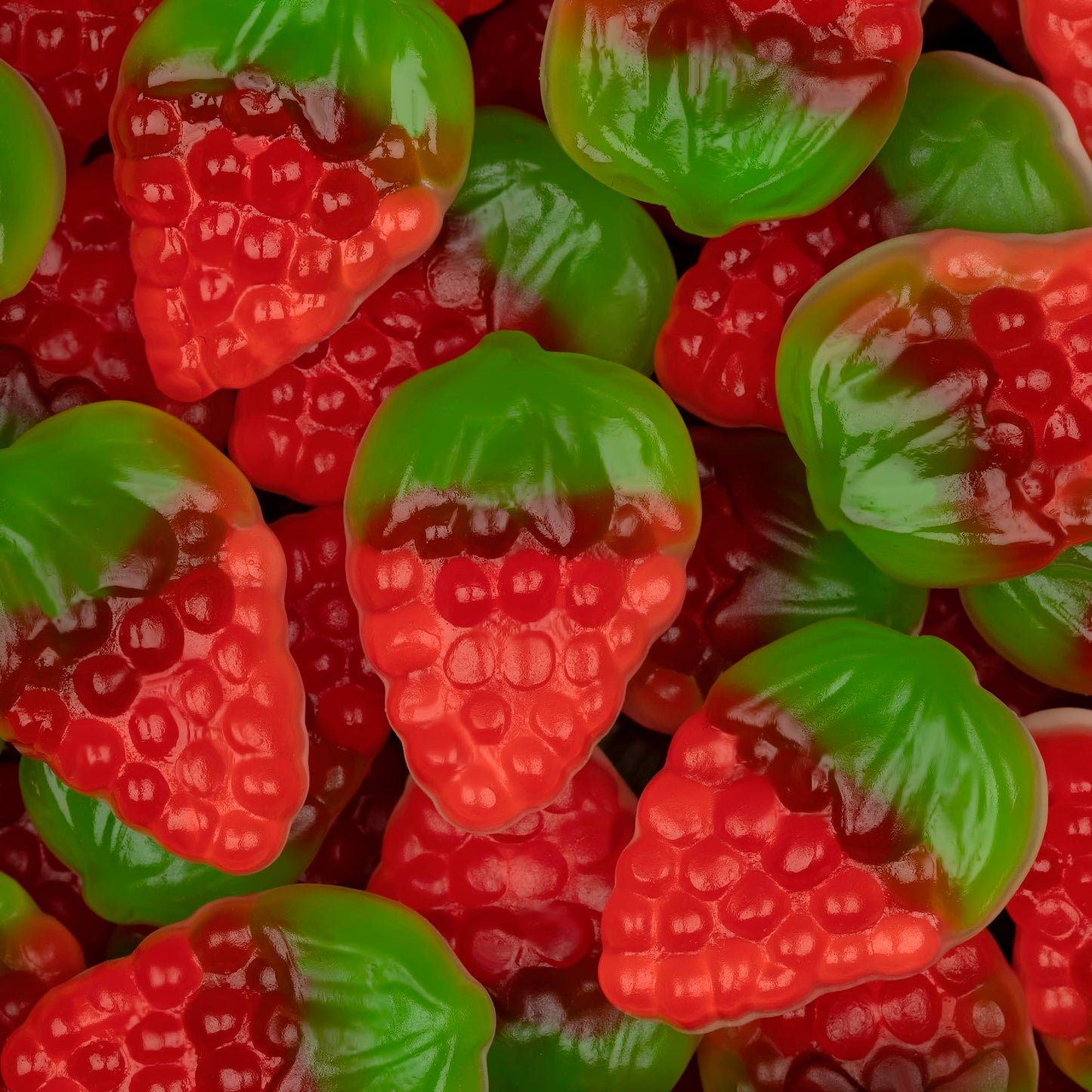 Kervan Candy Bebeto Foam Bottom Strawberry Gummies - Fruity, Soft & Sweet Gummy Candy Bulk for Kids, Gift Snacks and Parties - Strawberry Gummies Big