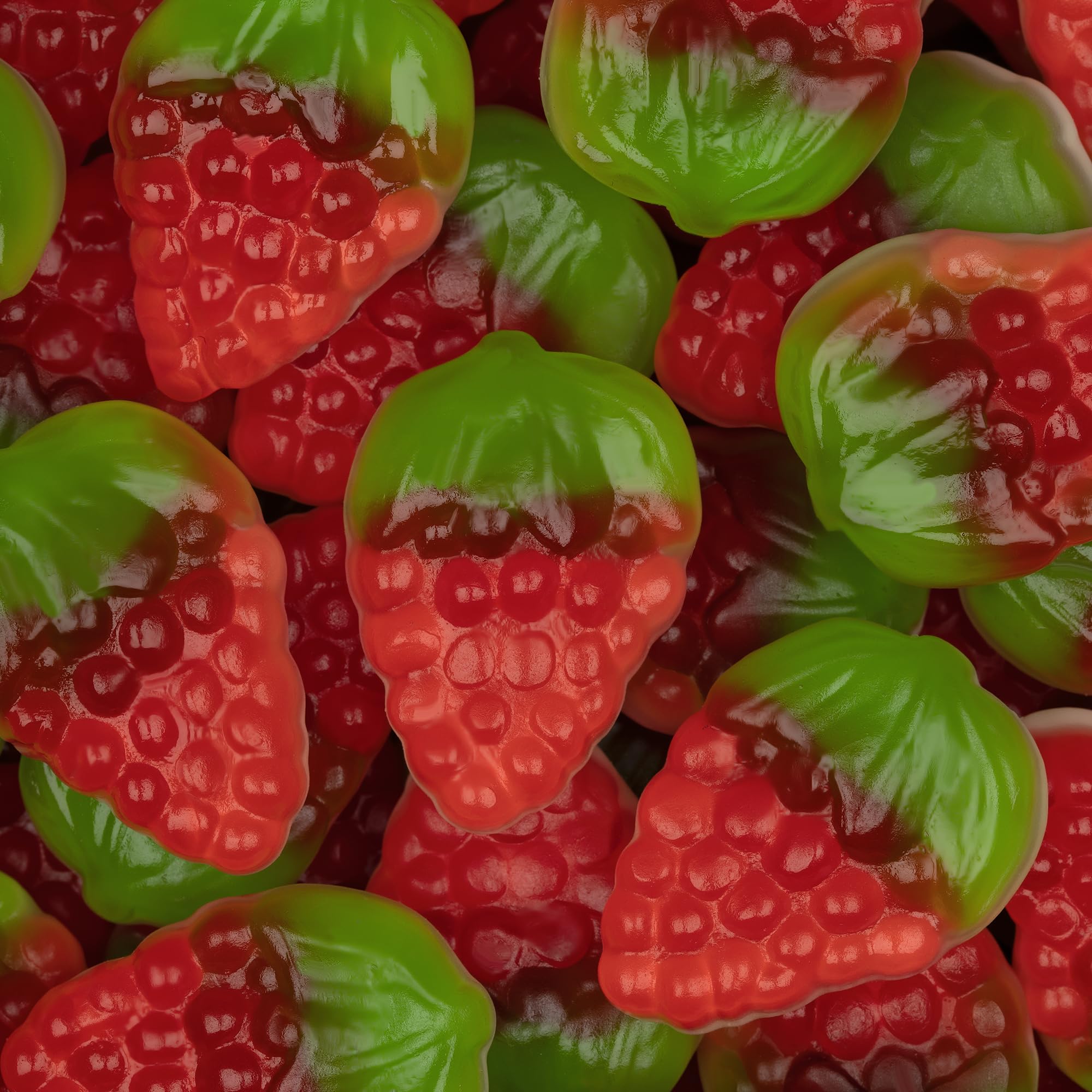Kervan Candy Bebeto Foam Bottom Strawberry Gummies - Fruity, Soft & Sweet Gummy Candy Bulk for Kids, Gift Snacks and Parties - Strawberry Gummies Big