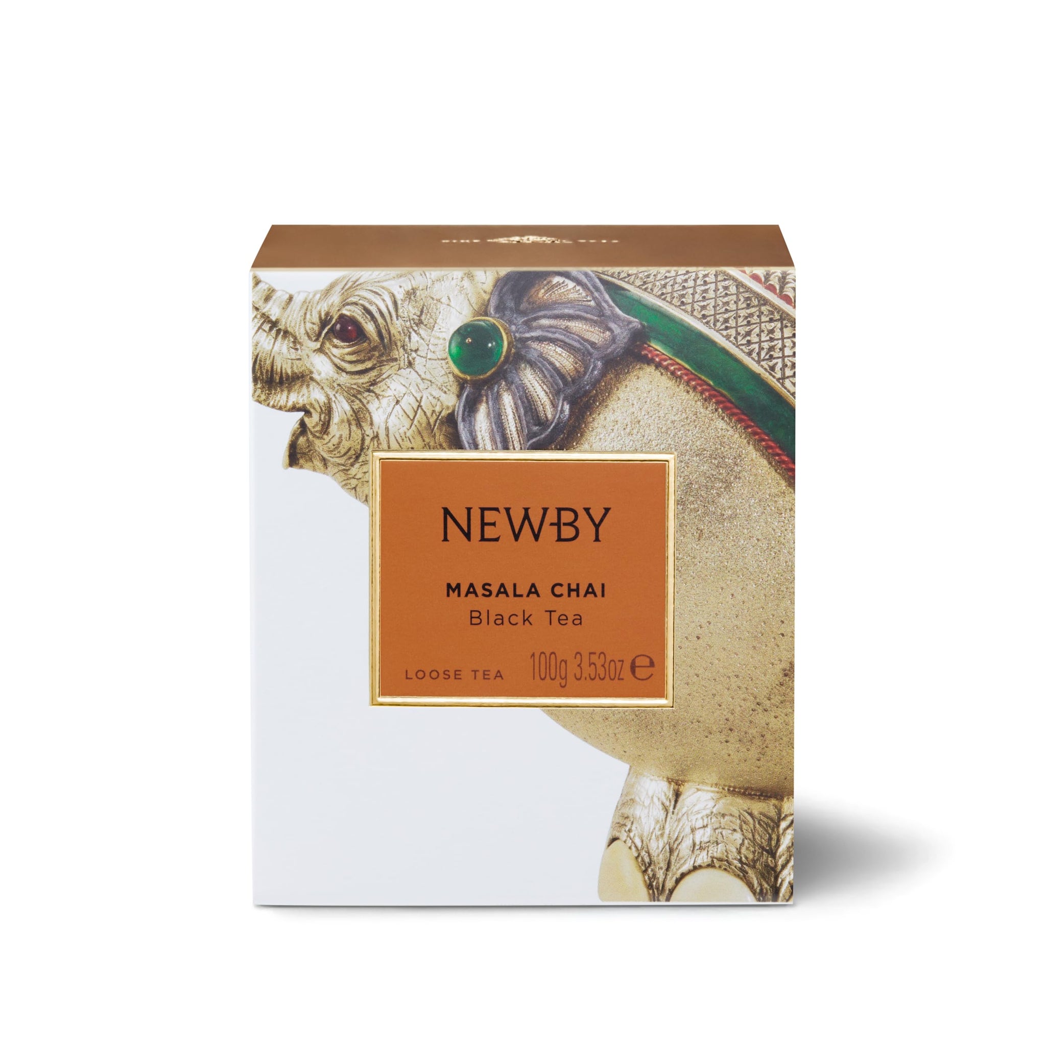 Newby London Masala Chai Heritage - Loose Leaf (100 g / 3.53 oz Carton) - Spiced Indian Black Tea Blend