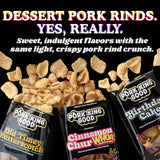Pork King Good 4 Bag Variety Pack of Sweet & Salty Dessert Flavored Pork Rinds - 3 oz (Variety 4 Pack) Gluten Free Snacks