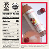 Urban Remedy Organic Strawberry Cherry Lemonade, Fruit-Infused Probiotic Drink with Vitamin C, No Sugar Added, Gluten-Free, Vegan, Non-GMO, 12 fl oz