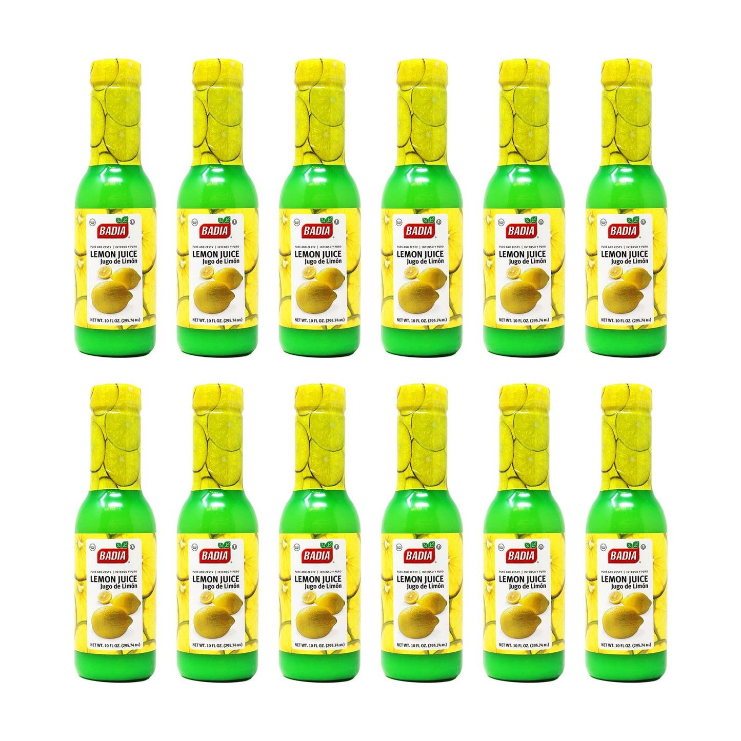 Badia Spices inc Lemon Juice, 10-Ounce (Pack of 12)
