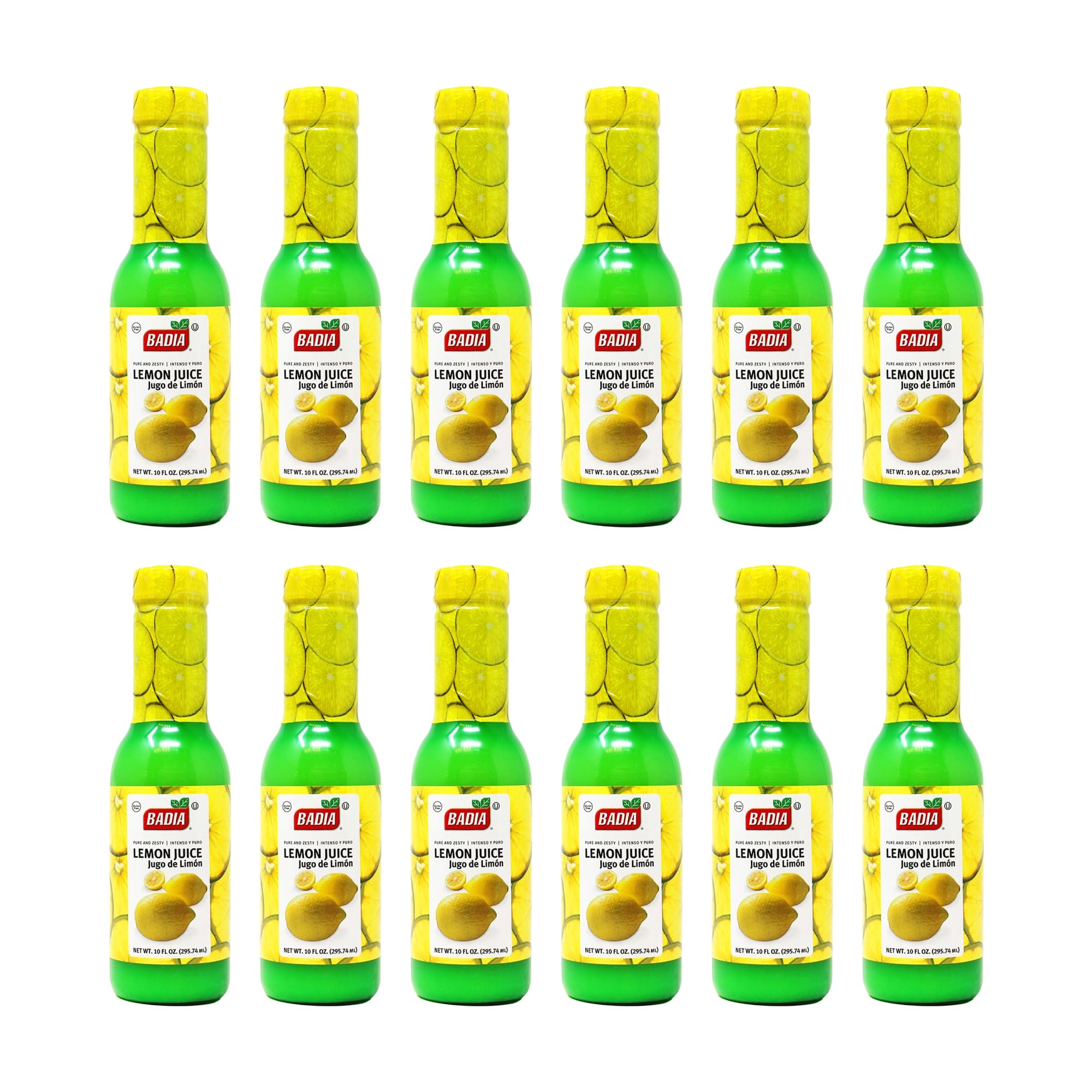 Badia Spices inc Lemon Juice, 10-Ounce (Pack of 12)