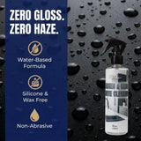 FLITZ Kitchen & Bath Matte Cleaner - 8oz of USA-Made Non-Abrasive Matte Black Cleaner - Removes Light Grease, Smudges, and Water Spots - Water-Based