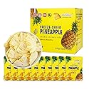 ONETANG Freeze-Dried Fruit Pineapple Chips, 10 Pack Single-Serve Pack, Non GMO, Kosher, No Add Sugar, Gluten free, Vegan, Holiday Gifts, Healthy Snack