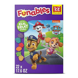 Funables Fruity Snacks, PAW Patrol, Assorted Fruit, Flavored Snacks, 0.8 oz 22 ct