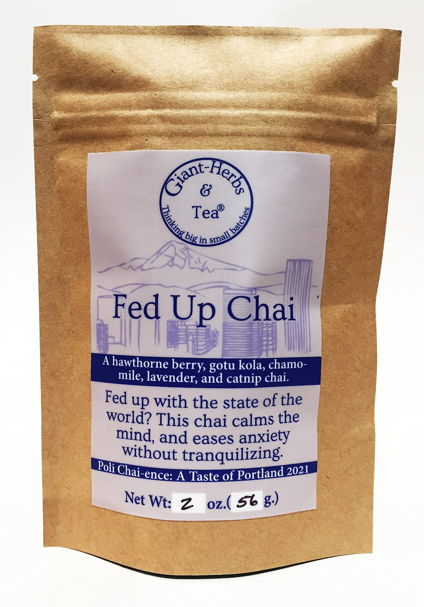 Giant-Herbs & Tea Fed Up (Lavender, Chamomile, Catnip) Chai