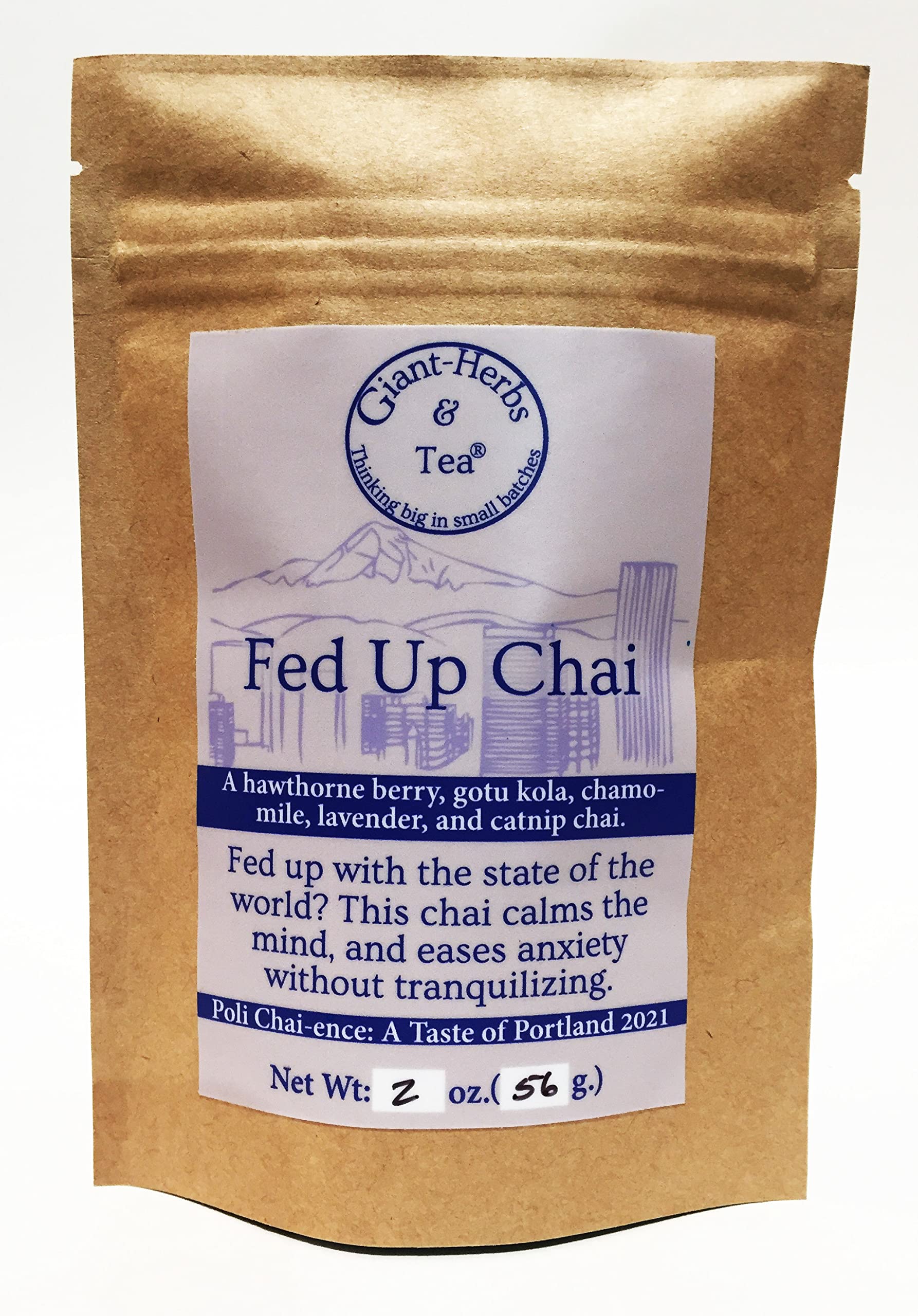 Giant-Herbs & Tea Fed Up (Lavender, Chamomile, Catnip) Chai