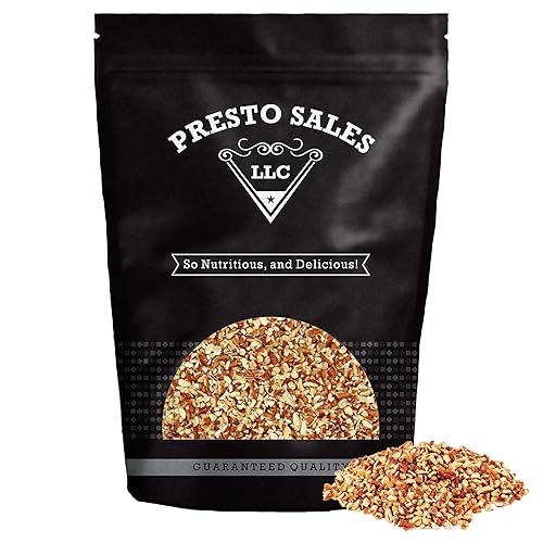 Presto Sales Chopped Pecans Midget Pieces 16 oz. | Raw, Unsalted, Shelled, Natural | Non-GMO, Keto/Paleo, Vegan | Low-Cholesterol, Low-Fat, Dairy-Free