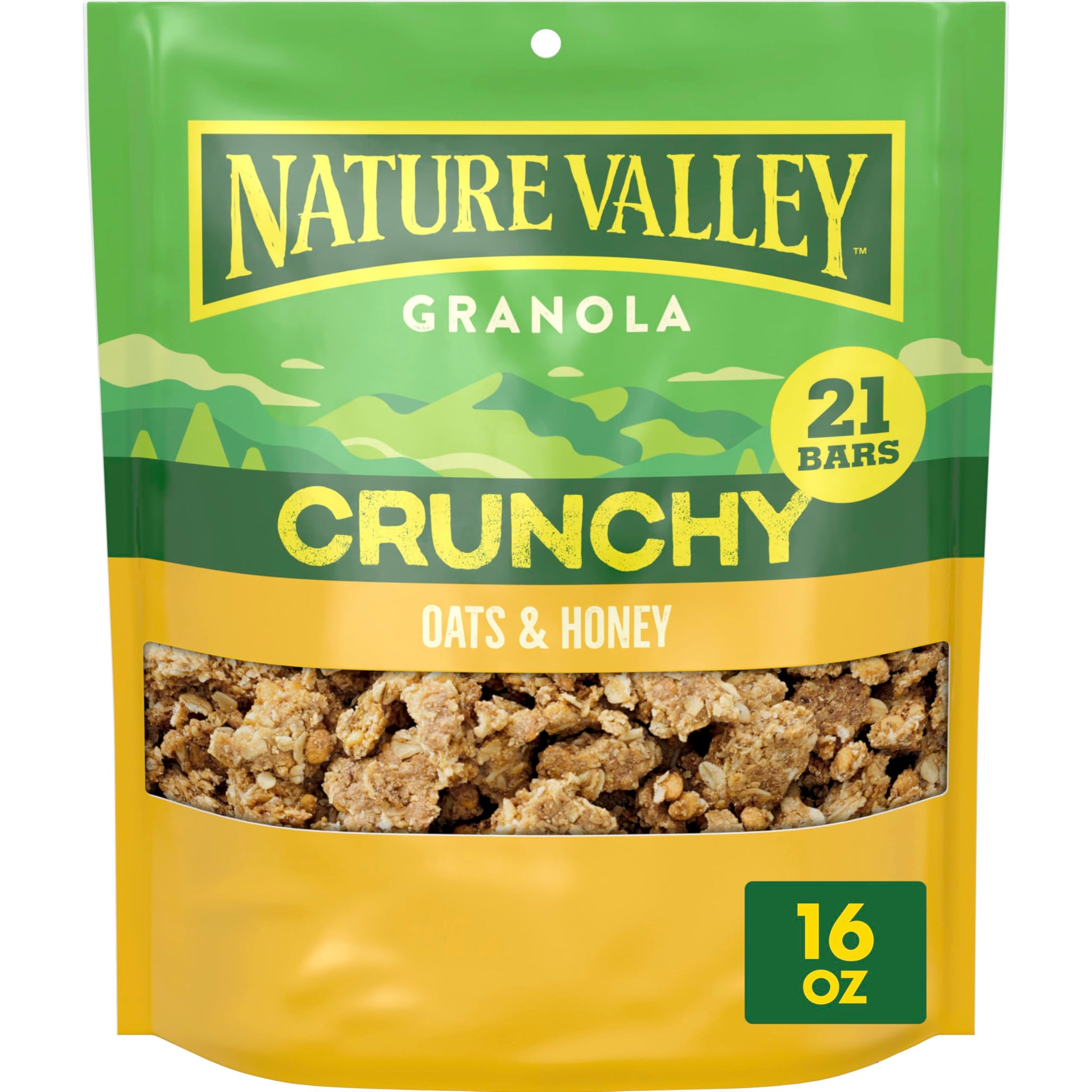Nature Valley Oats & Honey Big & Crunchy Granola Breakfast Cereal, 16 oz
