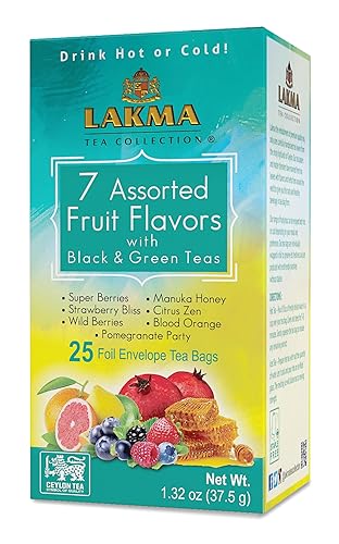 Lakma 7 Flavor Assorted Collection - 25 Tea Bags