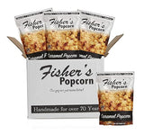 Fisher's Popcorn | Caramel Flavor | 10oz Bag | 4-Pack