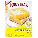 Krusteaz Meyer Lemon Bar Mix, Lemon Bar Baking Mix, Made With Real Lemons, 19.35 oz Box
