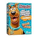 Kellogg's SCOOBY-DOO! Baked Graham Cracker Snacks, Lunch Box Snacks, Kids Snacks, Honey, 11oz Box (1 Box)
