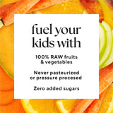Kids Fruit & Veggie Juice by Raw Generation - 40 Produce Types Weekly, Sugar-Free, Flash-Frozen, 4-Week Supply for Picky Eaters, Cold Pressed