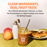 GOOD GOOD Peach Jam - No Added Sugar - Low Calorie - Gluten Free and Vegan - Diabetic and Keto Friendly - 12oz / 330g (Pack of 1)