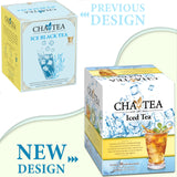 Cha4Tea 36-Count Premium Ice Black Tea K-Cups, Unsweetened Brew Over Ice Tea Pods Compatible with Keurig 2.0, Bold & Full-Bodied Single Serve Tea