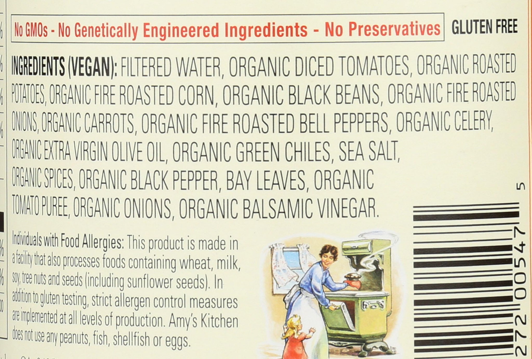 Amy's Organic Soup Fire Roasted Southwestern Vegetable 14.3 Oz