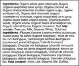 President's Choice Organics Berries & Dark Chocolate Granola, 325g/11.3 oz. Box
