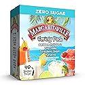 SINGLES TO GO! Margaritaville Water Drink Mix, Variety Pack, Includes 4 Flavors: Caribbean Fruit Punch, Pina Colada, Strawberry Daiquiri