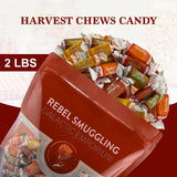 Harvest Chews Midgees Bulk 2LB Bag of Chewy Halloween Candy by Rebel Smuggling Galactic Emporium