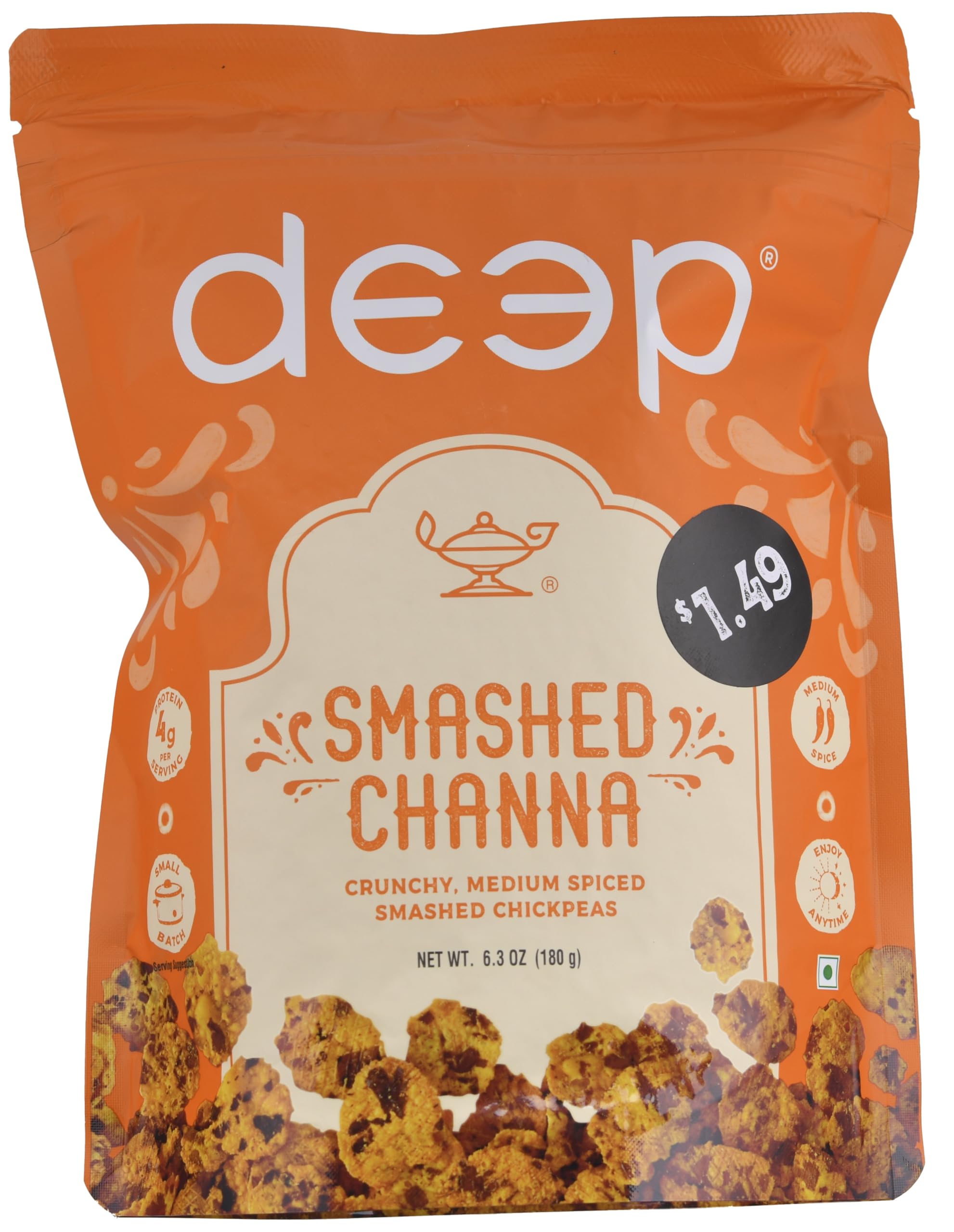 Smashed Channa (6.3oz)