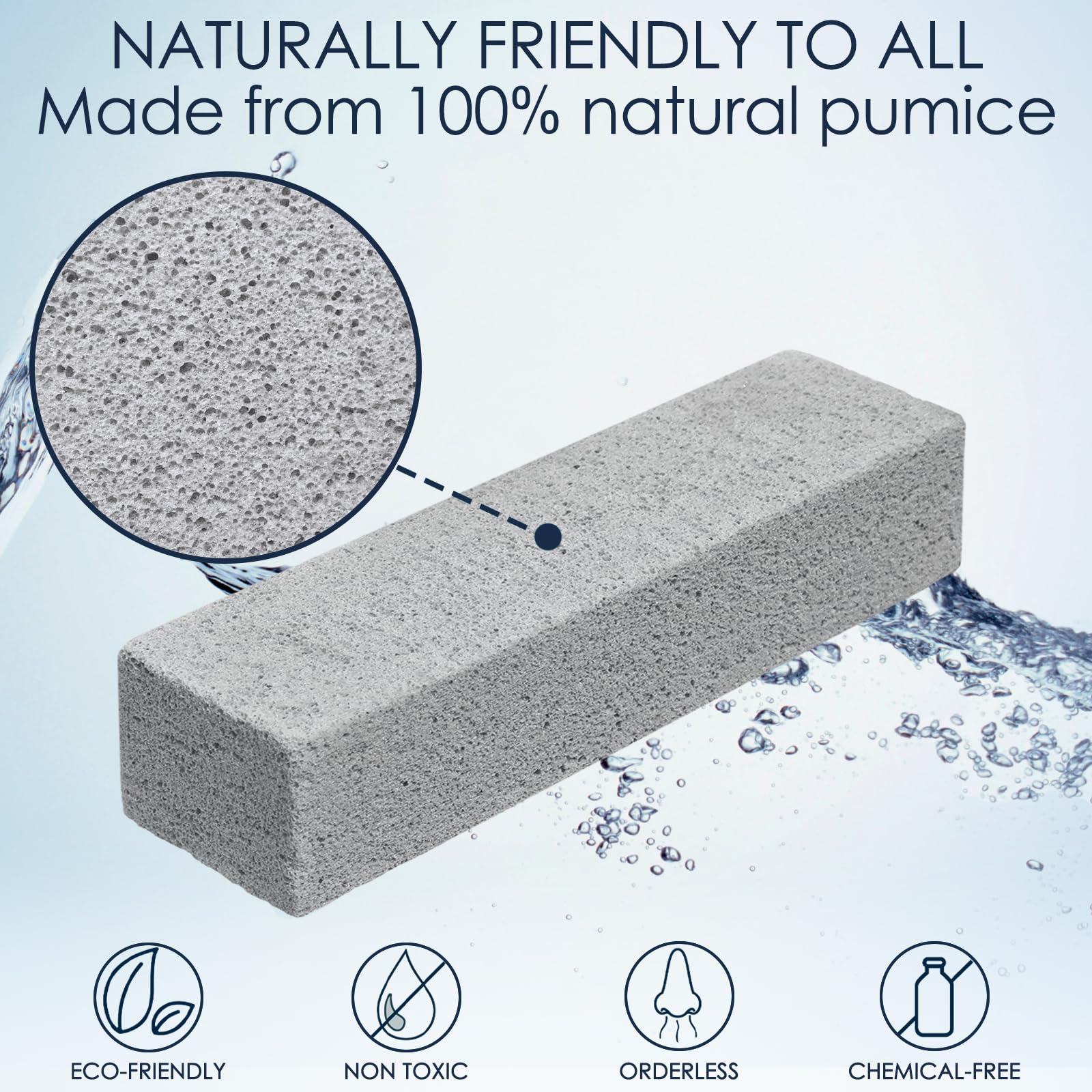 36 Pack Pumice Stone Toilet Bowl Cleaner with Handle Pumice Stone for Cleaning Toilets, Stove, Bathtubs, Grills, Swimming Pools, Sinks Pumice Stone