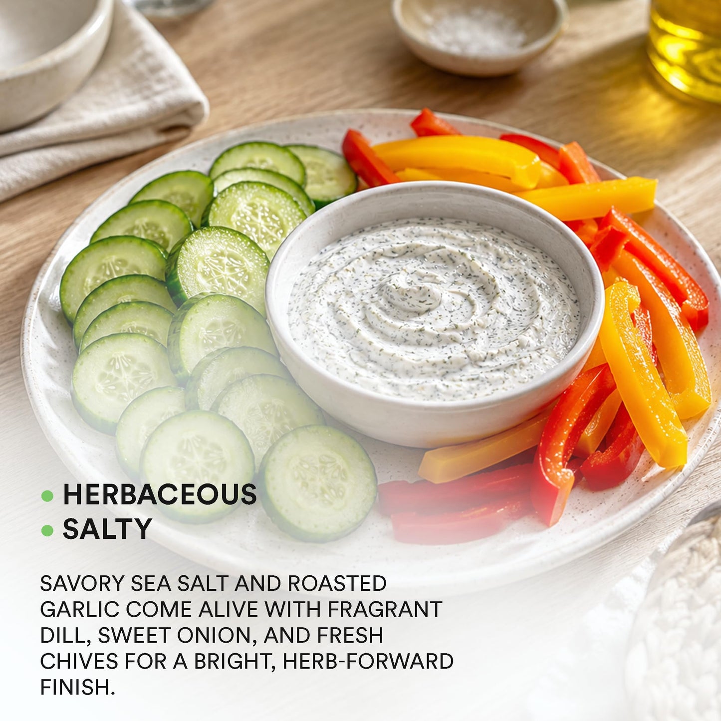 Zestify Big Dill - Dill & Chive Dip Mix | No Articial Ingredients, Anti-Caking Agents or Fillers | Just Add Sour Cream or Greek Yogurt (4x 0.7 oz