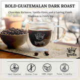 Leiva’s Dark Roast Whole Bean Coffee (8 Oz) - Freshly Roasted, Micro-Lot Guatemalan Beans - Abuelo Fuerte Whole Beans w/Chocolate & Caramel Notes