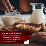 Whole Milk Powder by Hoosier Hill Farm, 1 Pound (Pack of 1)