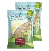 Food to Live Organic Hemp Hearts, 25 Pounds - Non-GMO Raw Hearts, Hulled, Shelled, Kosher, Vegan, Keto-Friendly. Good Source of Protein & Fiber. Great