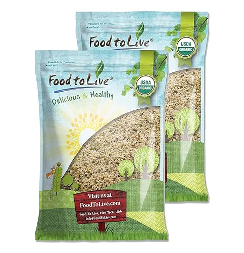 Food to Live Organic Hemp Hearts, 25 Pounds - Non-GMO Raw Hearts, Hulled, Shelled, Kosher, Vegan, Keto-Friendly. Good Source of Protein & Fiber. Great