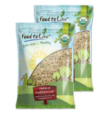Food to Live Organic Hemp Hearts, 25 Pounds - Non-GMO Raw Hearts, Hulled, Shelled, Kosher, Vegan, Keto-Friendly. Good Source of Protein & Fiber. Great