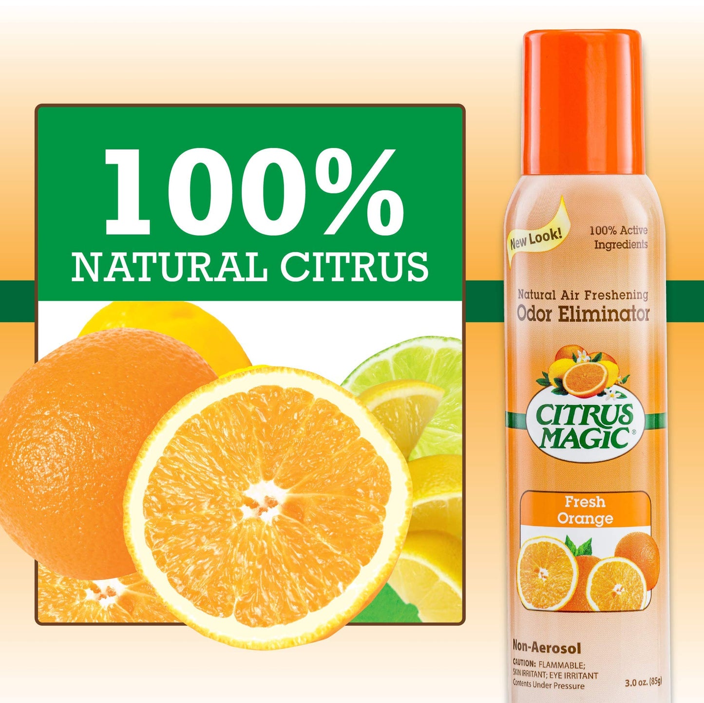 CITRUS MAGIC Orange Air Freshener, 3 OZ