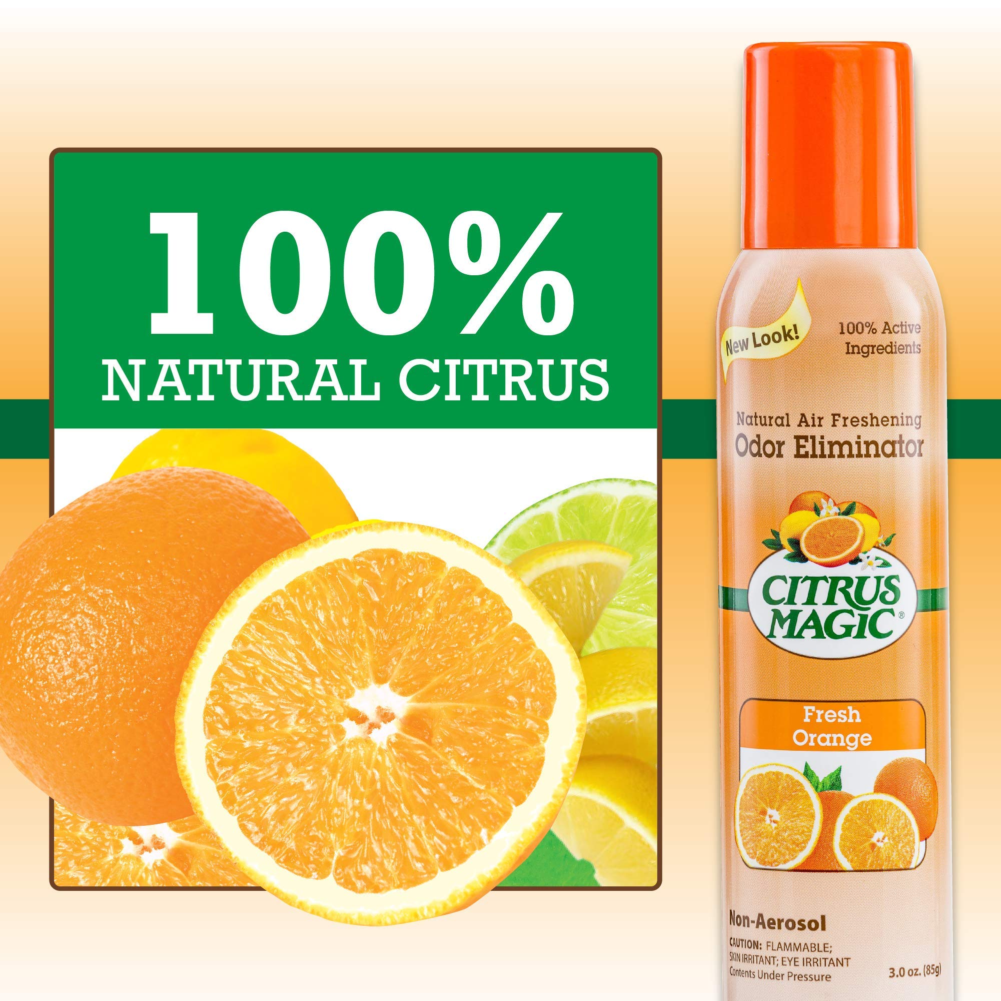 CITRUS MAGIC Orange Air Freshener, 3 OZ
