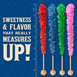 Boone's Mill | XL Rock Crystal Candy Sticks | Assorted Flavors | 36 Count