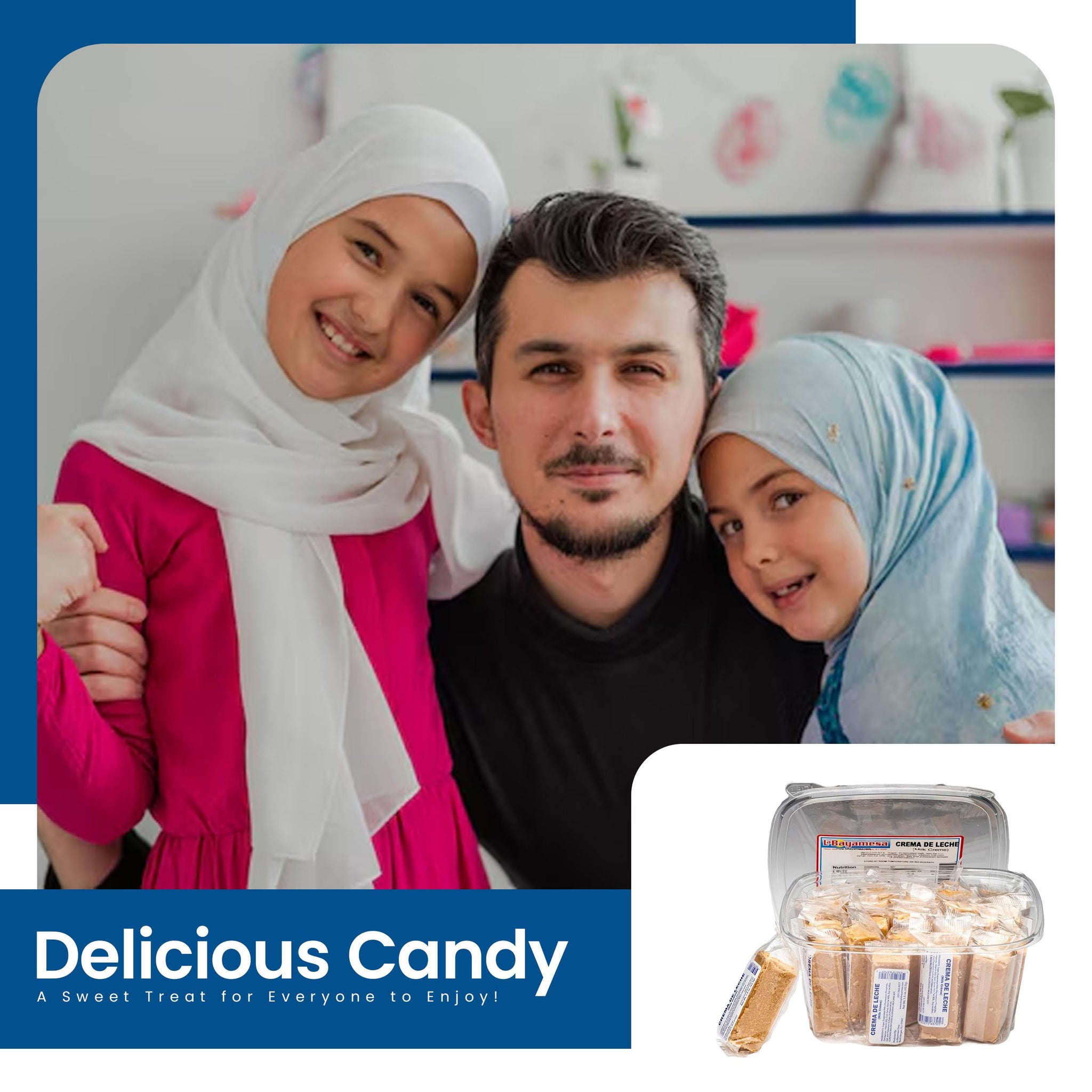 Crema De Leche || 2.5lb || Milk Cream candy (Milk crème), keto snack, healthy snacks, non fat milk, La Bayamesa (pack 24)