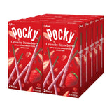 GLICO Pocky Crunchy Strawberry Covered Chocolate Biscuit Sticks 1.79 oz