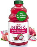 Dr. Smoothie Refreshers Dragon Fruit Lychee - Made with Real Fruit Juice - Drink Concentrate, No Artificial Colors, Shelf-Stable - Lightly Caffeinated