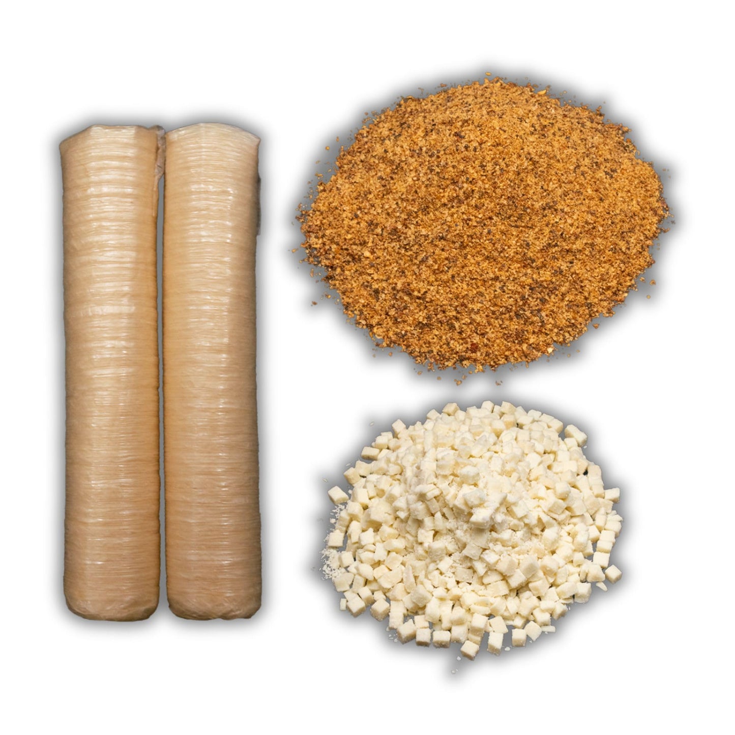 Bearded Butchers Hot Bratwurst DIY Kit - Spicy Habanero & Blue Cheese Bratwurst - Includes Hot Seasoning, High Temp Blue Cheese, 32mm Collagen Casings