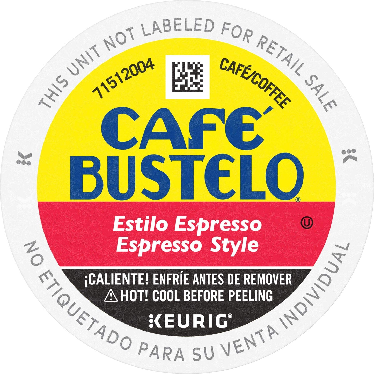 Café Bustelo Coffee Espresso Style Dark Roast Coffee 36 K Cups for Keurig Coffee Makers