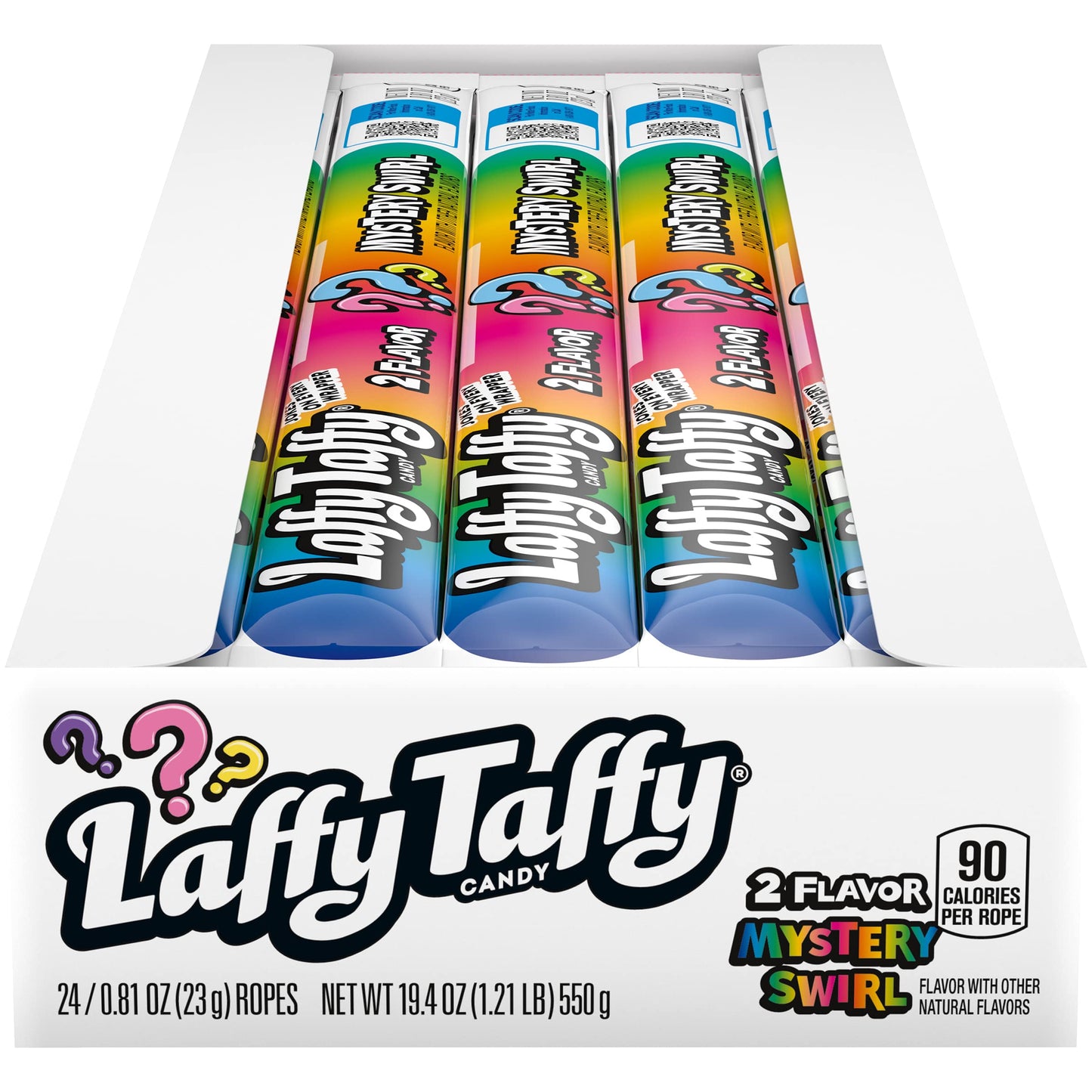 Laffy Taffy 2 Flavor Mystery Swirl Rope .81-oz. - Case of 24